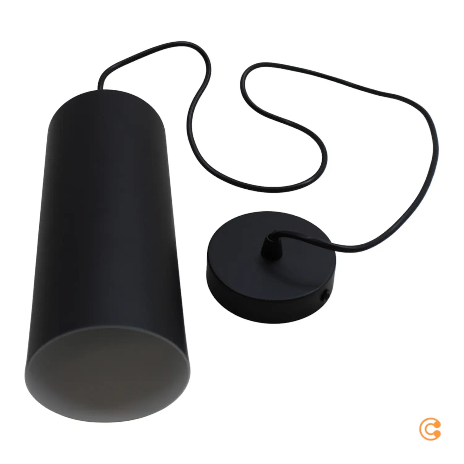 B-Ware Deko Light Barrel Deckenleuchte Deckenlampe Hängelampe Pendelleuchte Schwarz - 4042943135650