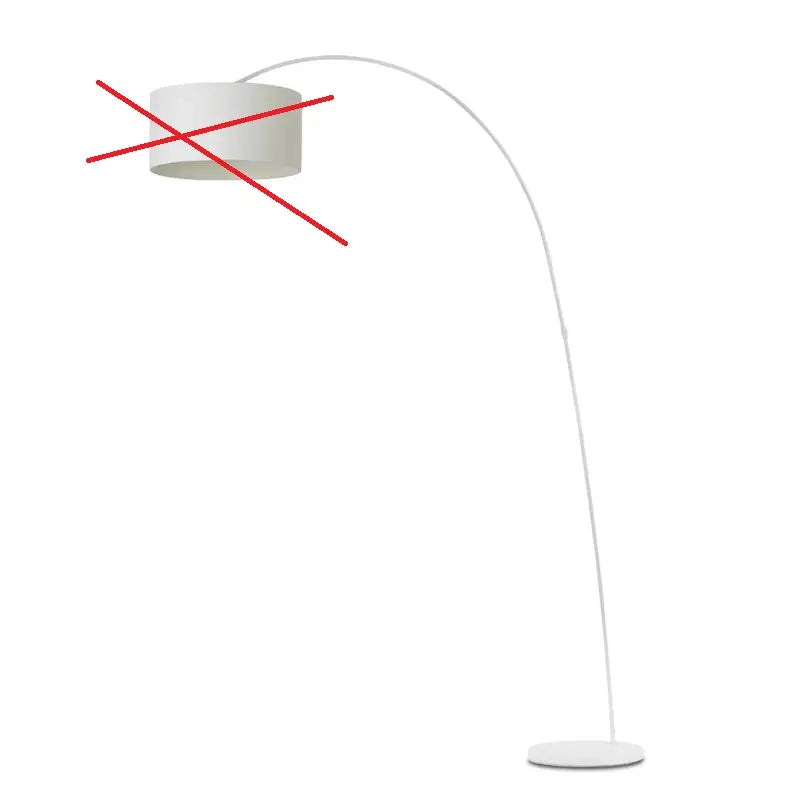 Faro Barcelona Dekorative Bogenleuchte Papua Weiß Stehlampe Siehe Text/Foto B-Ware - 8421776010383