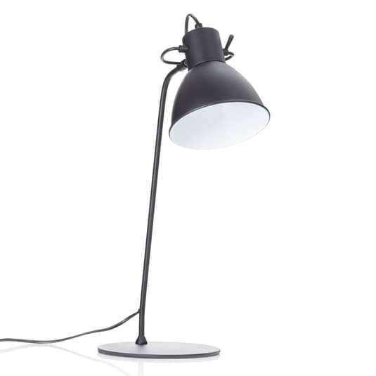 Lucide Dekorative Tischleuchte Shadi In Schwarz Schreibtischlampe Bürotischlampe B-Ware