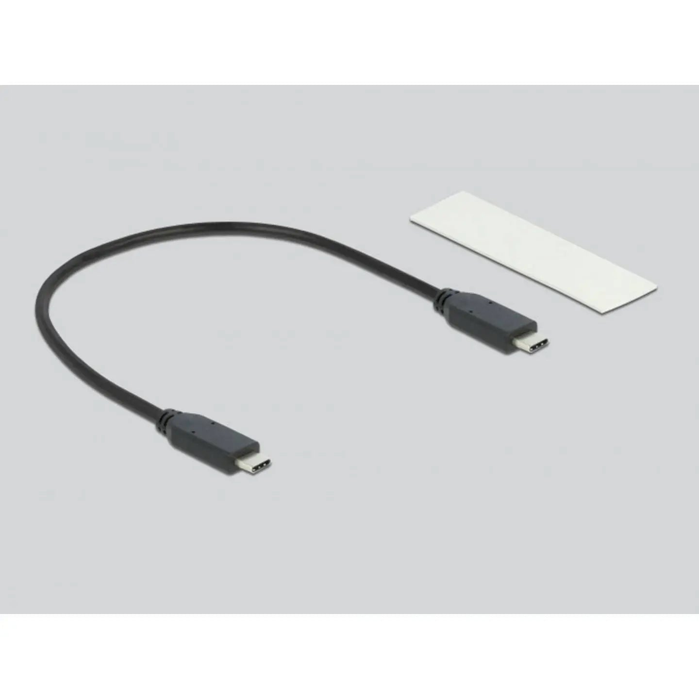 B-Ware Delock Gehäuse Festplattengehäuse M2 Ssd Nv Me Pc Ie Usb C Silber Werkzeuglos - 4043619420018