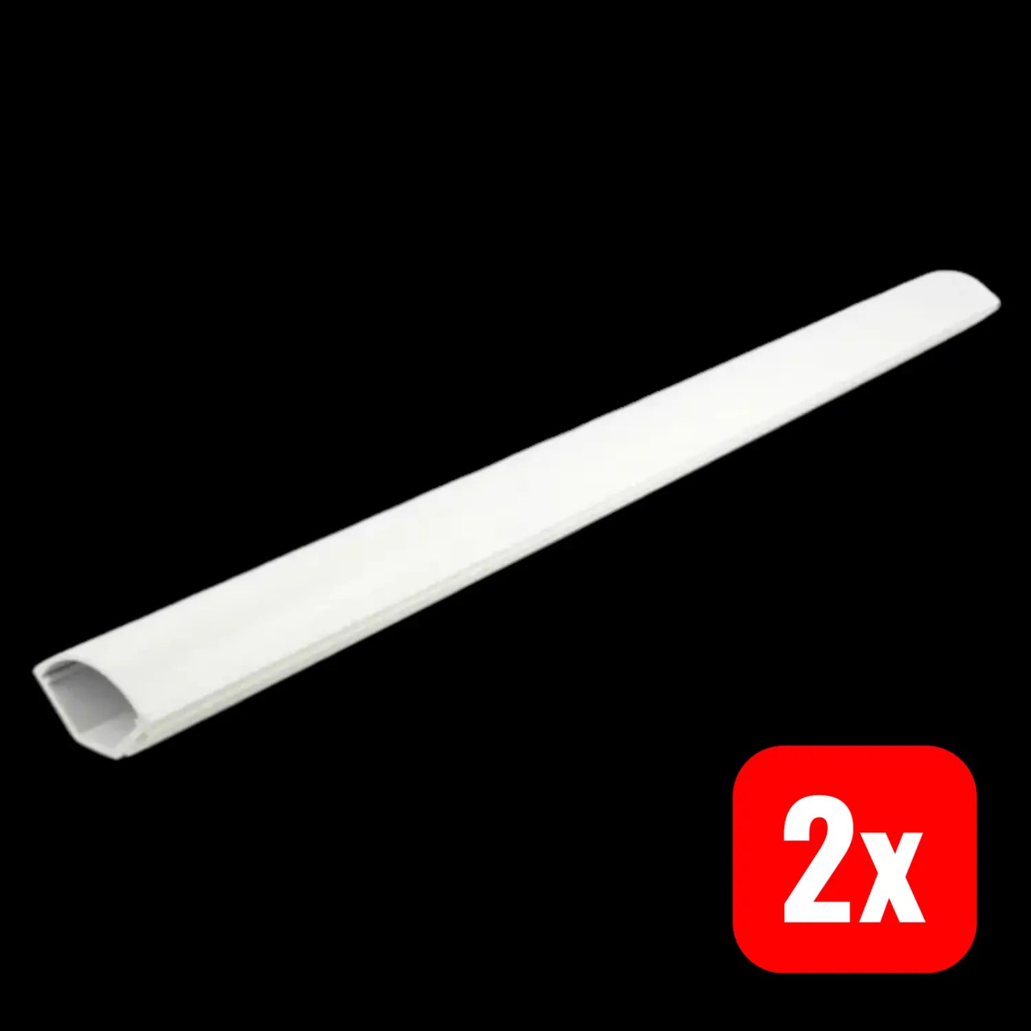 B-Ware Delock Eckkanal Kabelkanal Kabelmanagement Selbstklebend Pvc 1m Weiß 2 Stück - 4043619207145