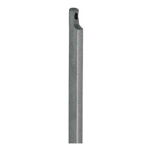 B-Ware DENI Treibriegelstange Riegelstange Aussparung Stahl 1250mm 10mm hell verzinkt