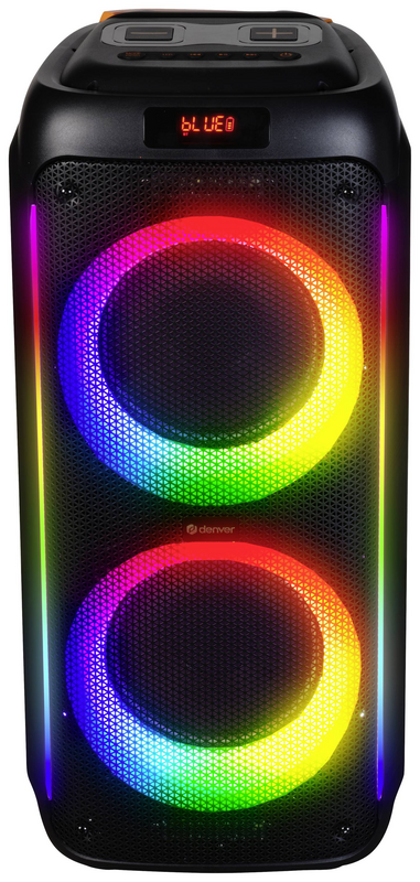 Denver Bps458 Lautsprecher Usb Aux Schwarz Musikbox Speaker Party Lautsprecher B-Ware - 5706751074509
