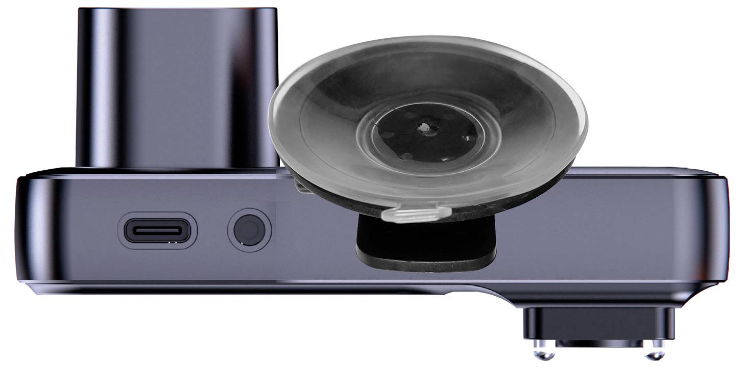 Denver CCT-2500 Dashcam Autokamera HD Doppelobjektiv 120° Blickwinkel Schwarz - 5706751081538