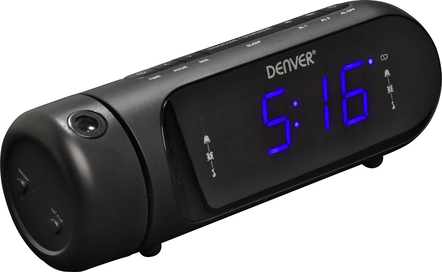 B-Ware Denver Cpr 700 Radiowecker Wecker Ukw Usb Weckfunktion Akku Ladefunktion Schwarz