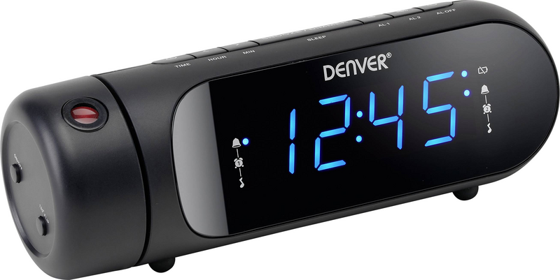 B-Ware Denver Cpr 700 Radiowecker Wecker Ukw Usb Weckfunktion Akku Ladefunktion Schwarz