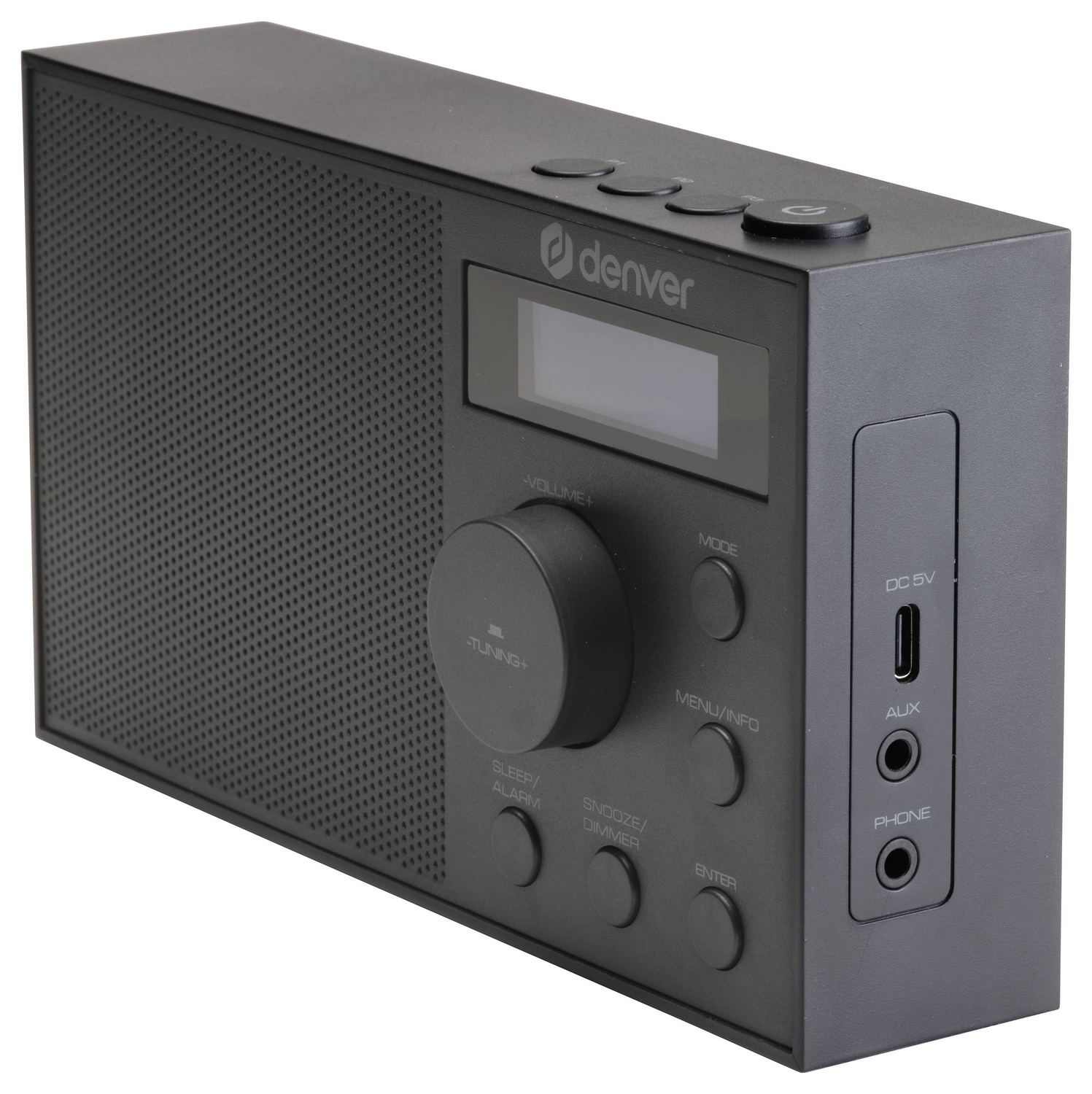 Denver Dab 51 B Tischradio Dab+ Dab Fm Usb Aux Weckfunktion Radio B-Ware