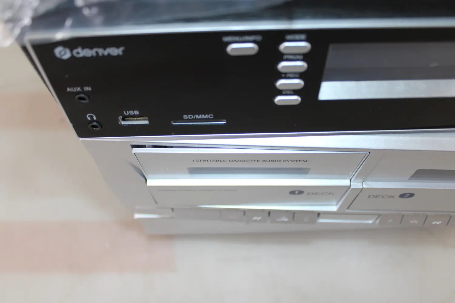 C-Ware Denver Mrd 166 Stereoanlage Dab+ Plattenspieler Sd Ukw Usb Siehe Text/Foto - 5706751051906