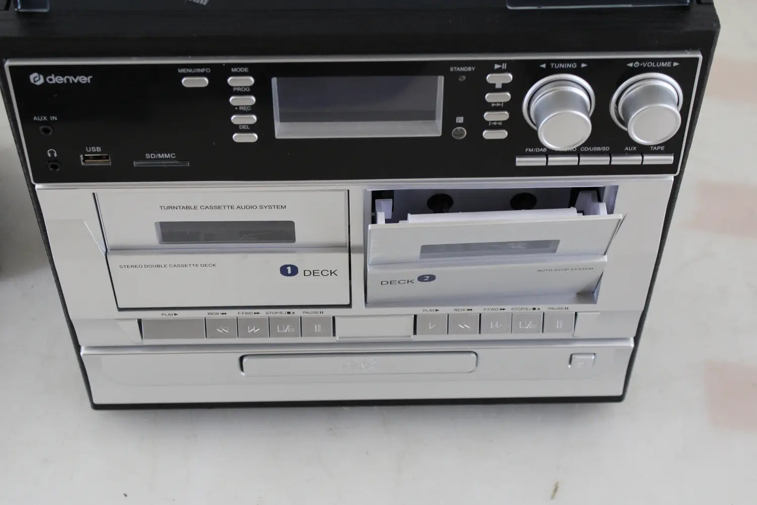 C-Ware Denver Mrd 166 Stereoanlage Dab+ Plattenspieler Sd Ukw Usb Siehe Text/Foto - 5706751051906