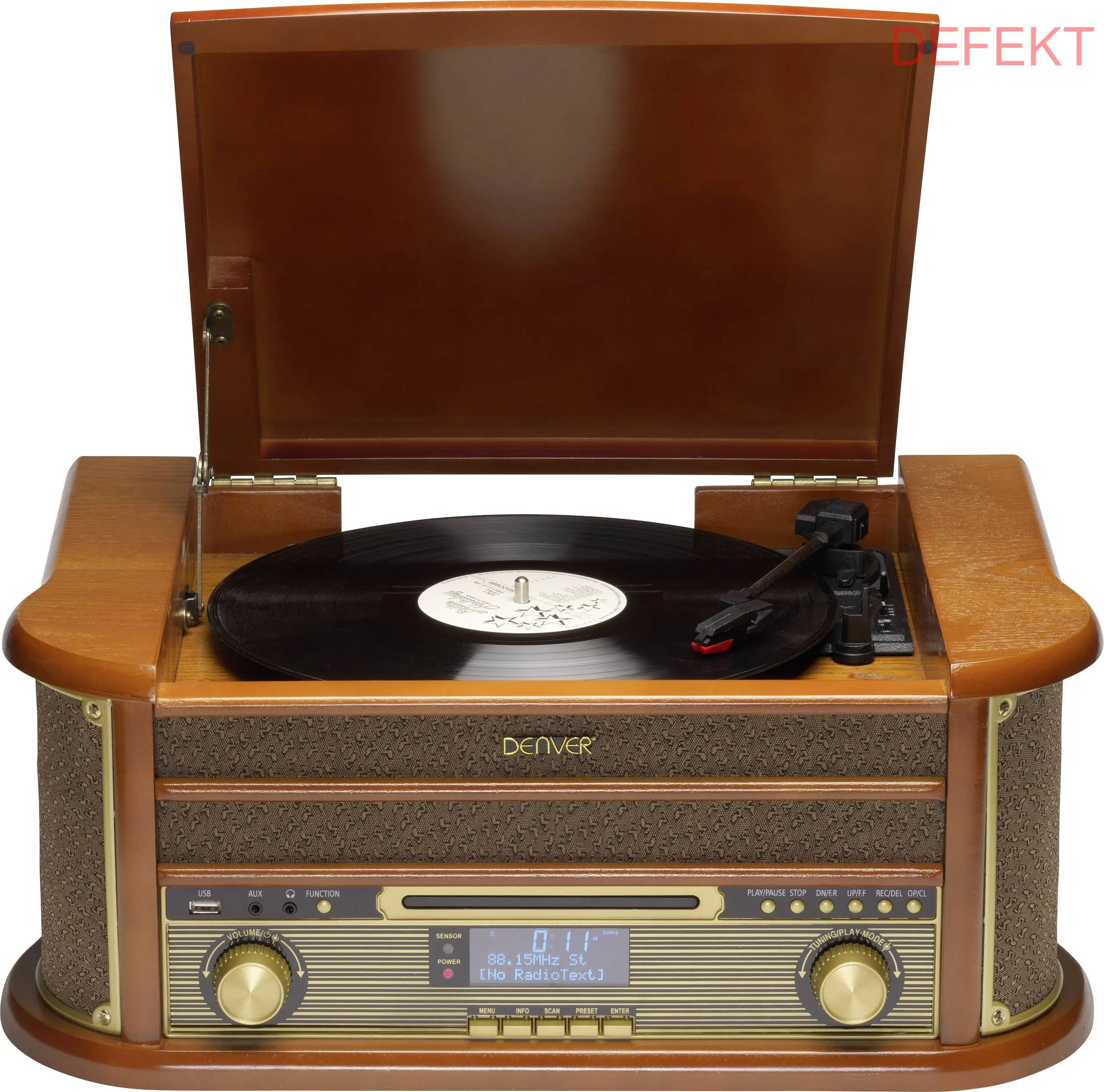 D-Ware Denver Mrd 51 Riemenantrieb Usb Plattenspieler Schallplattenspieler Defektw349 - 5706751041839