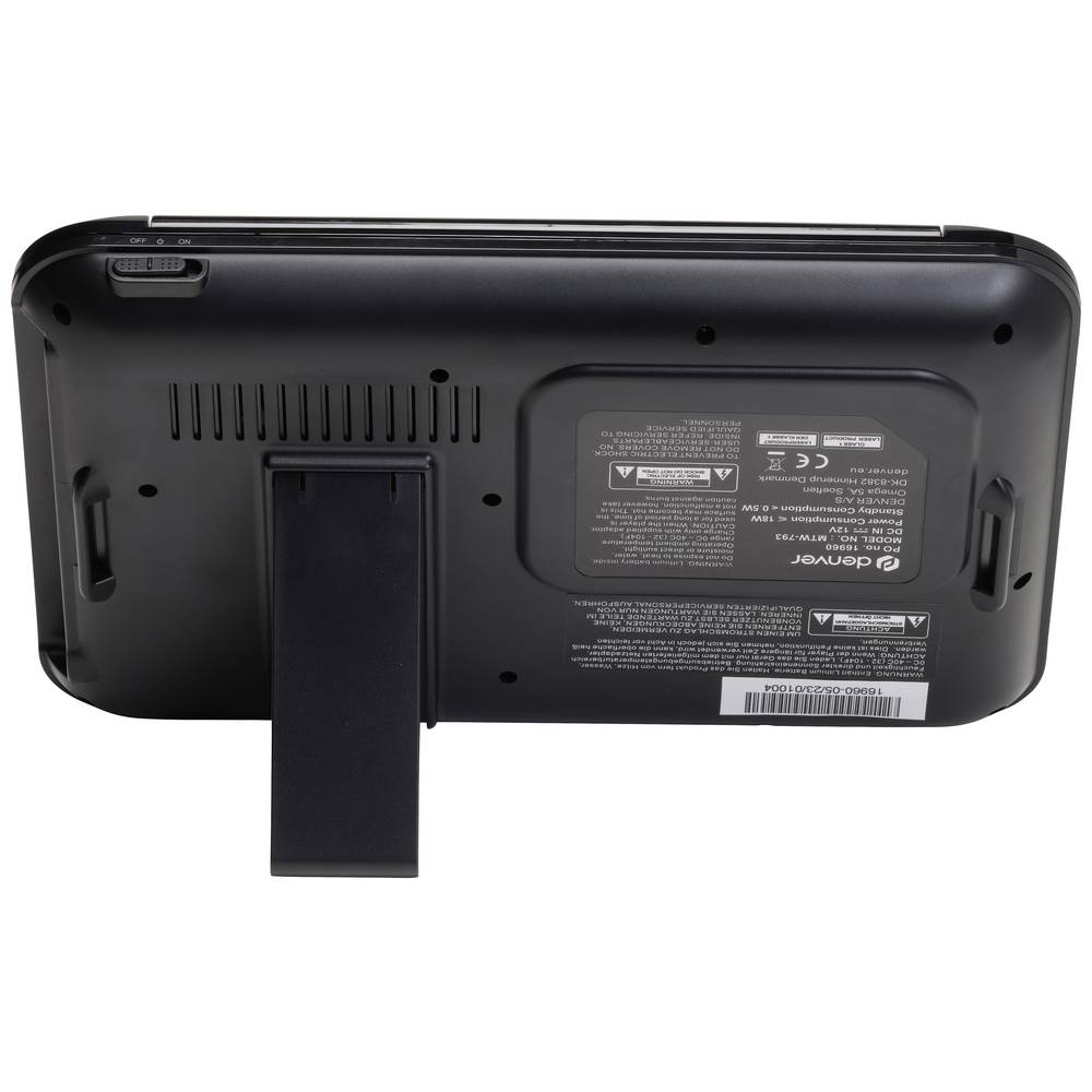 Denver Portabler Twin DVD Player tragbarer Disc Player Hauptgerät DEFEKTWARE - 5706751068102