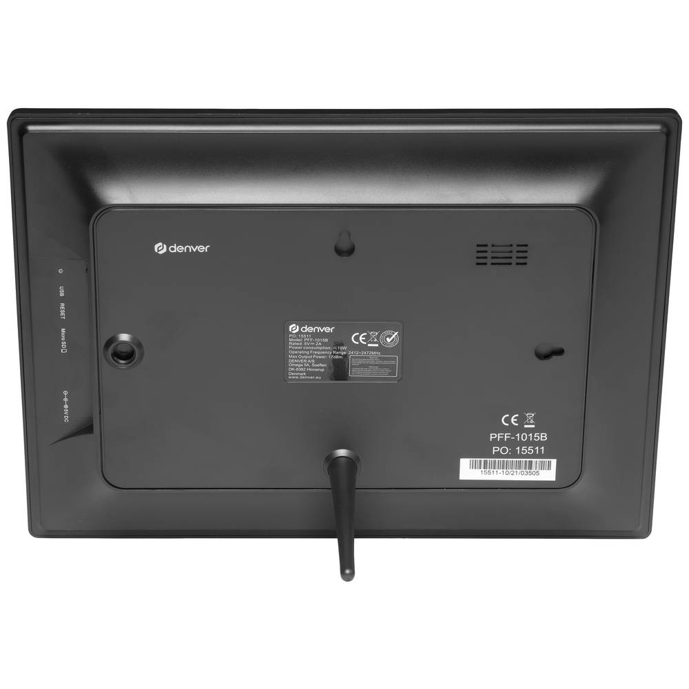 B-Ware Denver Pff 1015 Black Digitaler Wi Fi Bilderrahmen Fotorahmen Defektware