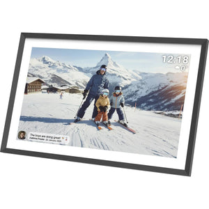 B-Ware Denver Digitaler Bilderrahmen Fotorahmen Touch Frameo Speicher Schwarz 10,1 Zoll