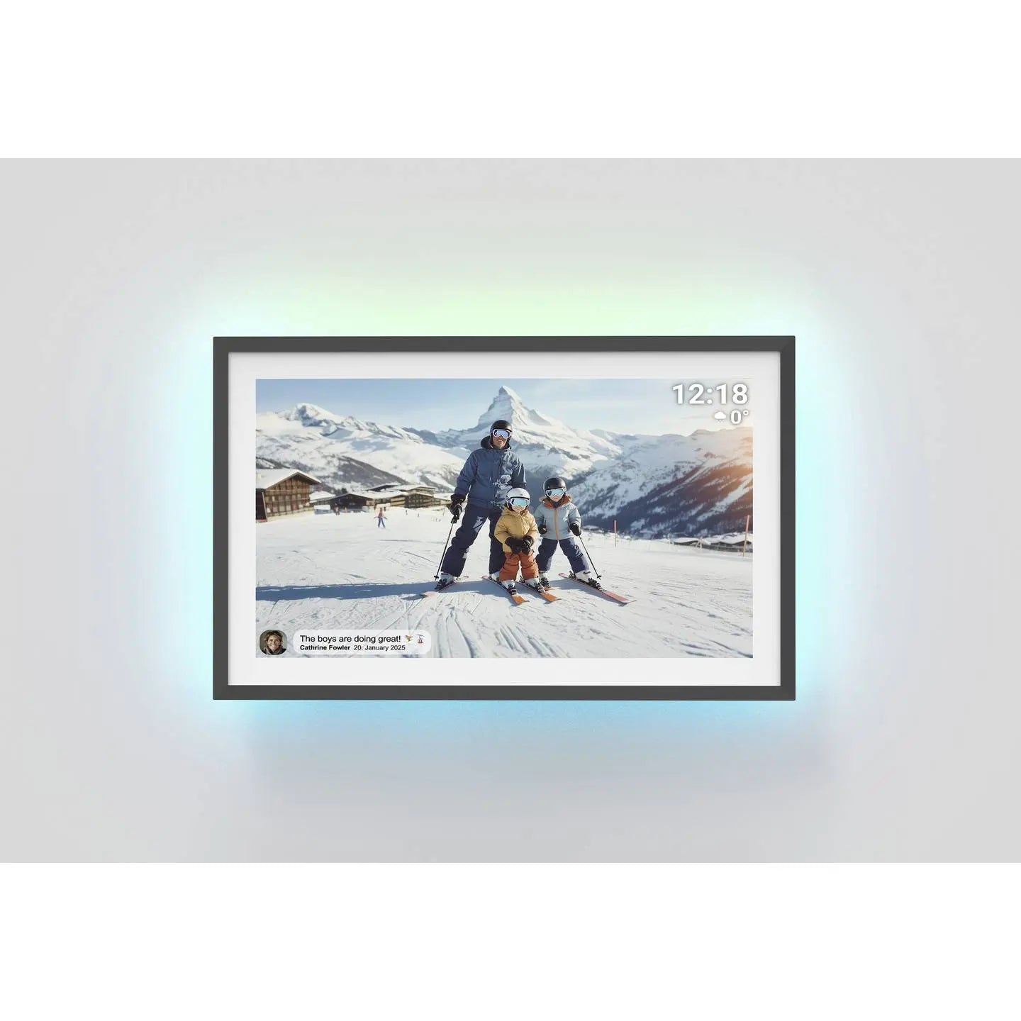 B-Ware Denver Digitaler Bilderrahmen Fotorahmen Touch Frameo Speicher Schwarz 10,1 Zoll - 5706751083754