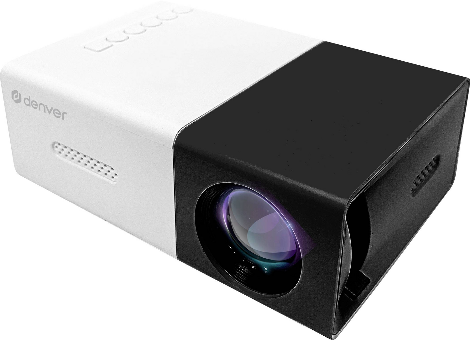 B-Ware Denver Beamer Pr 800 B Black Led 15 Ansi Lumen 1920 X 1080 Full Hd Mini Projector