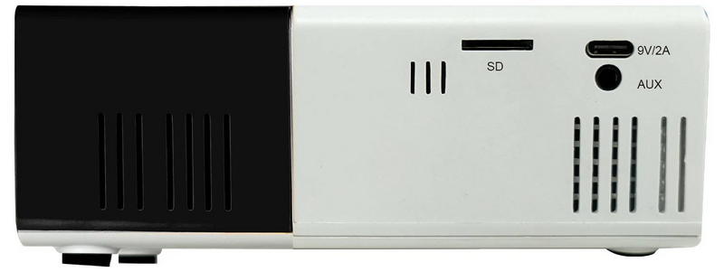 B-Ware Denver Beamer Pr 800 B Black Led 15 Ansi Lumen 1920 X 1080 Full Hd Mini Projector