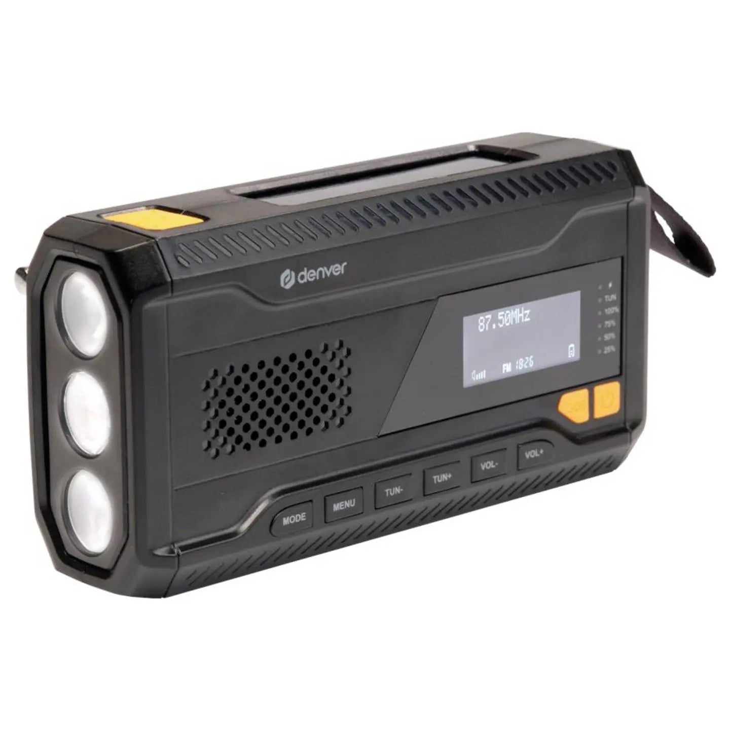 B-Ware Denver Radio Empfänger Akku Radio Schwarz Dab Plus Ukw Powerbank Bluetooth - 5706751088483