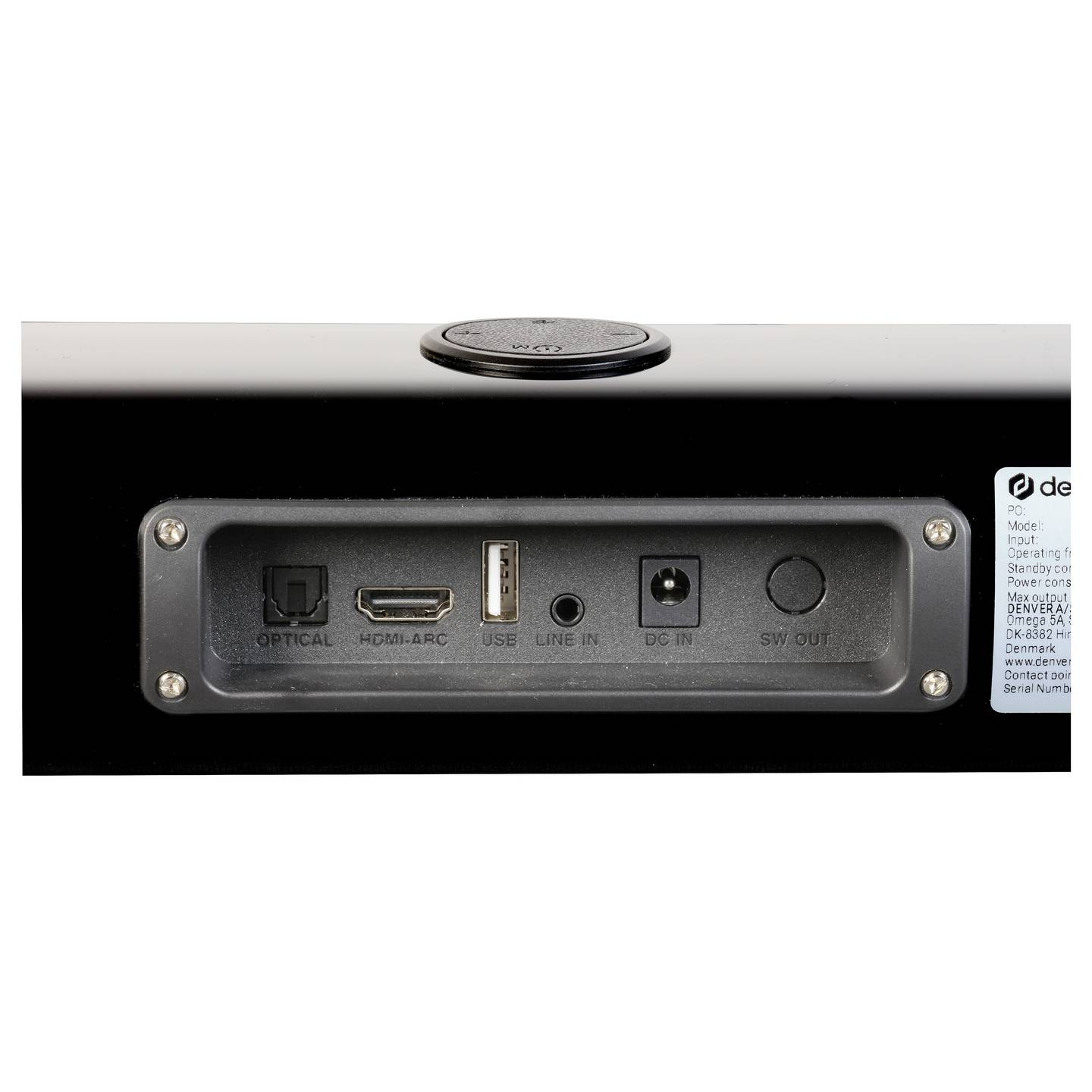 B-Ware Denver Soundbar Lautsprecher Bluetooth Schwarz Tv Audio System Schwarz 800mm - 5706751080104