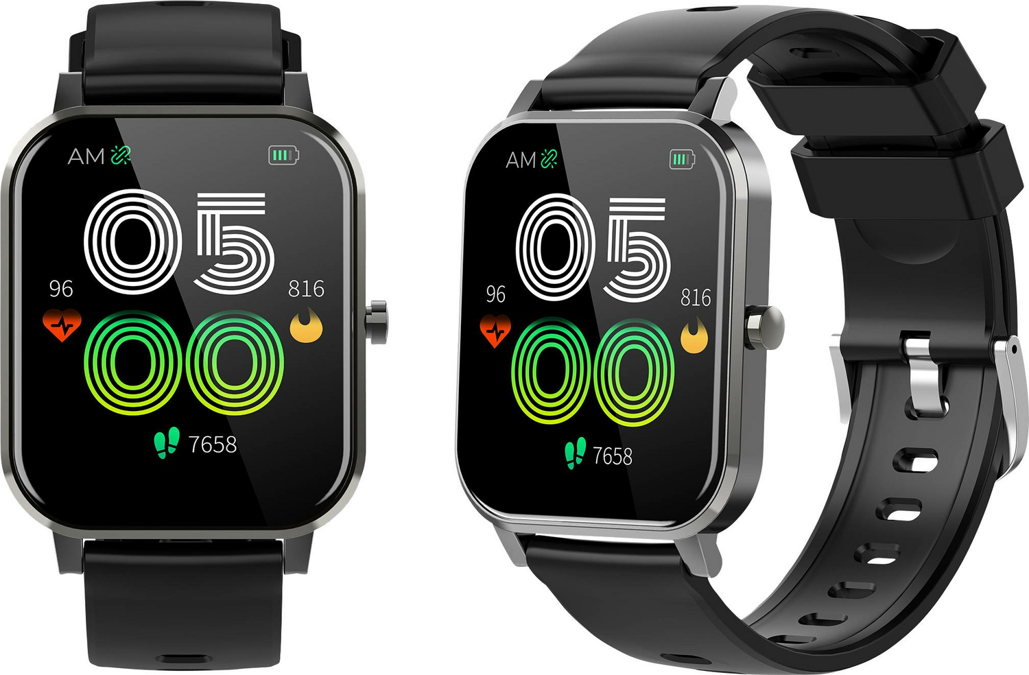 B-Ware Denver Sw 181 Smartwatch Fitness Tracker Herzfrequenz Bluetooth Sportuhr Schwarz - 5706751060496