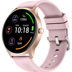 B-Ware Denver Smartwatch Uhr Bluetooth Fitnessuhr Rose Herzfrequenz Touchdisplay Swc144