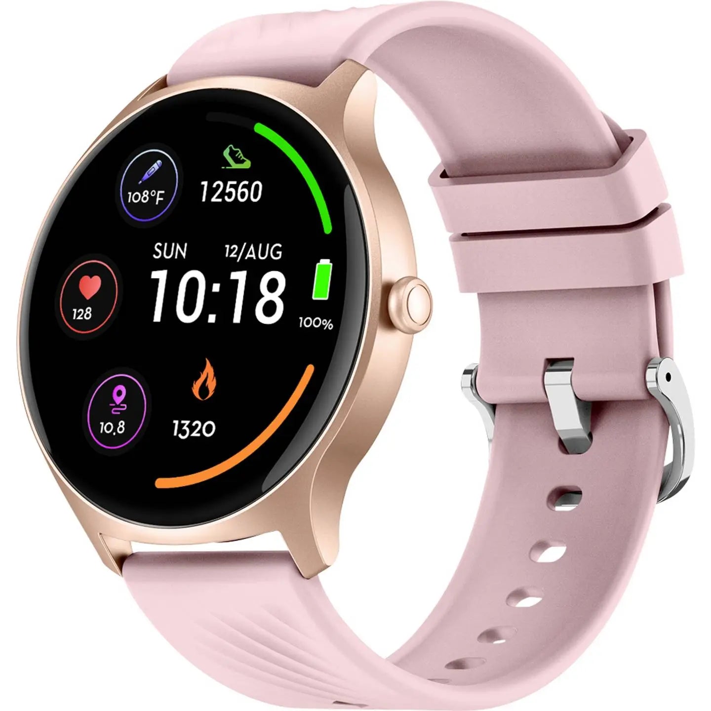 B-Ware Denver Smartwatch Uhr Bluetooth Fitnessuhr Rose Herzfrequenz Touchdisplay Swc387 - 5706751082009