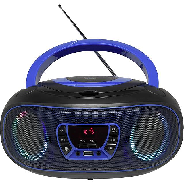 B-Ware Denver Tcl 212 Bt Cd Radio Ukw Aux Cd Usb Bluetooth Blau Player Siehe Text/Foto - 5706751040702