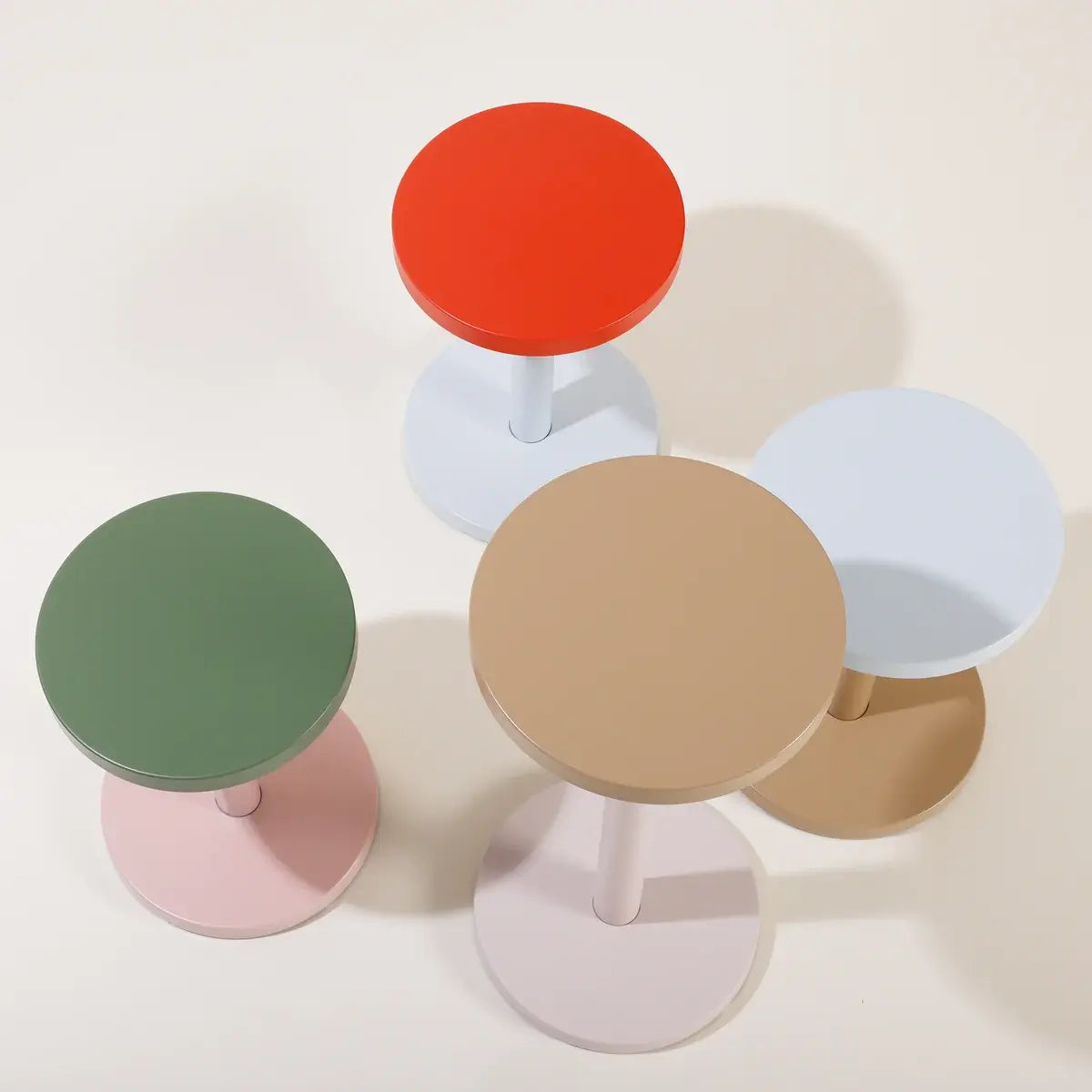 B-Ware Beistelltisch Tisch Design Letters Trisse 3 In 1 Beistelltisch S Beige Ice Blue - 5710498199562