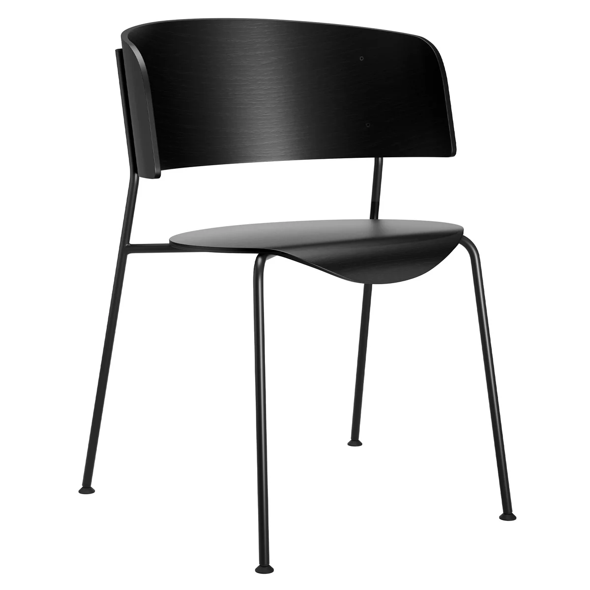 Out Objekte Unserer Tage Wagner Stuhl Essstuhl Sitzmöbel Armlehnstuhl Schwarz B-Ware