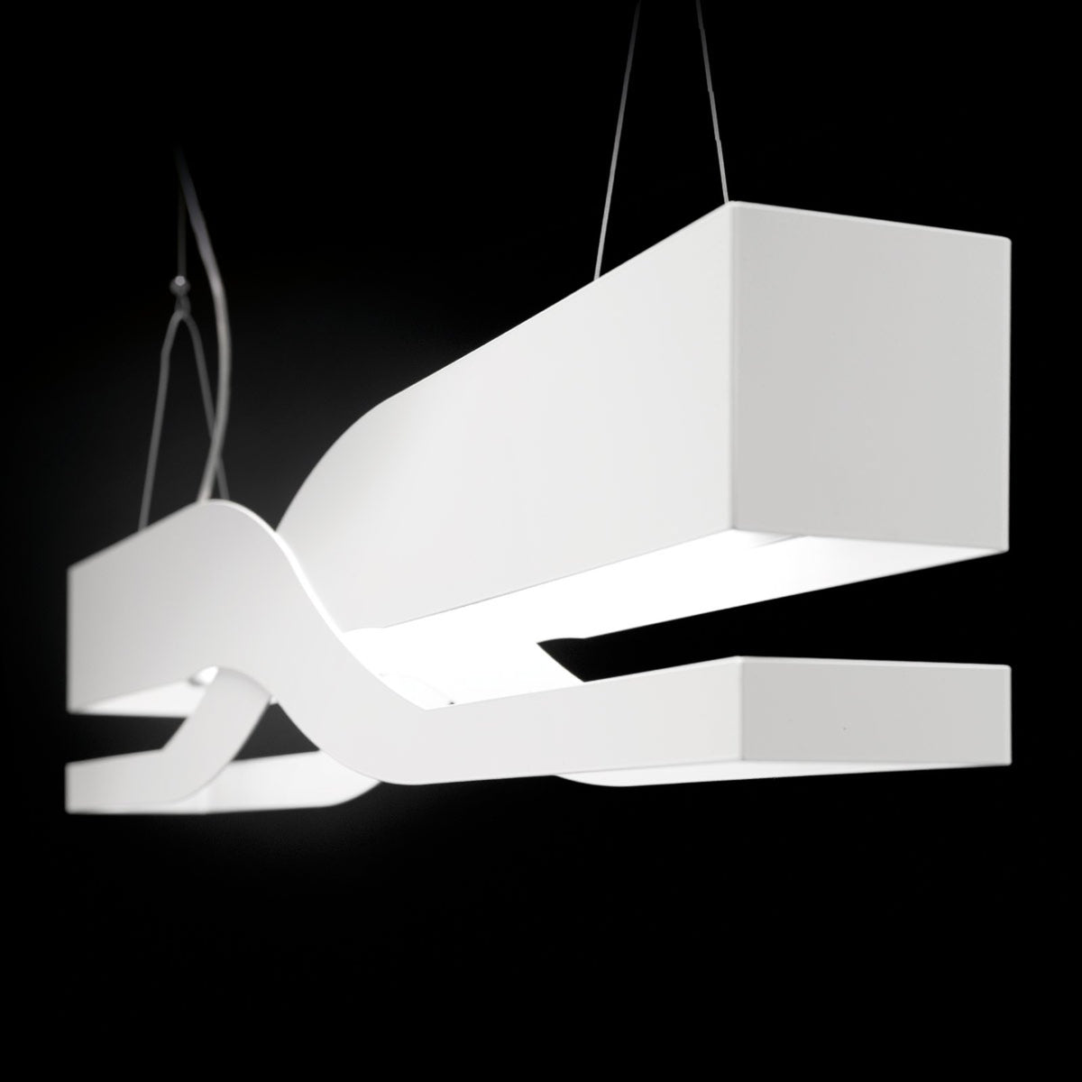 Selène Designer-Hängeleuchte Pendelleuchte Fifi Deckenlampe G5 100 cm Glaslampe - 8023761065844
