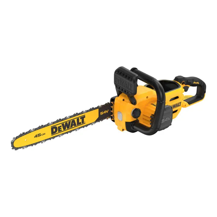 B-Ware Dewalt Kettensäge Motorsäge Akku 54 Volt Schwert 45cm Oregon Kettenschutzköcher
