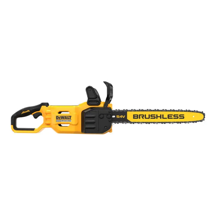 B-Ware Dewalt Kettensäge Motorsäge Akku 54 Volt Schwert 45cm Oregon Kettenschutzköcher