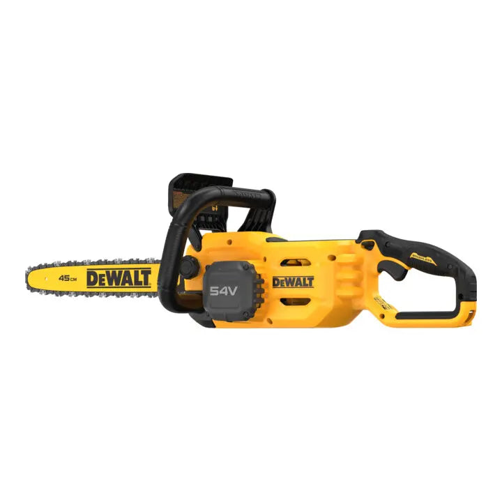 B-Ware Dewalt Kettensäge Motorsäge Akku 54 Volt Schwert 45cm Oregon Kettenschutzköcher