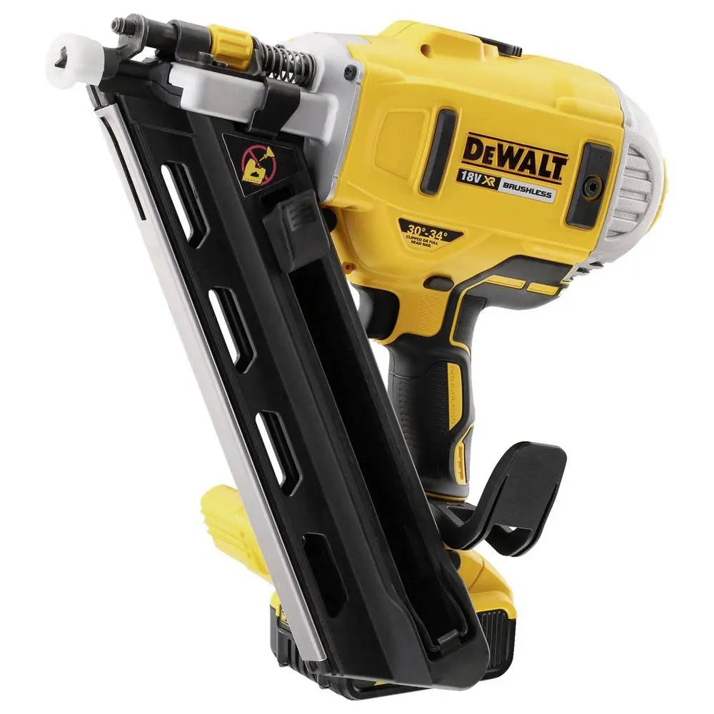 B-Ware De Walt Akku Nagler 90mm 18 V Schnellgerät 2x5 Ah Akku Ladegerät Transportkoffer - 5035048467770