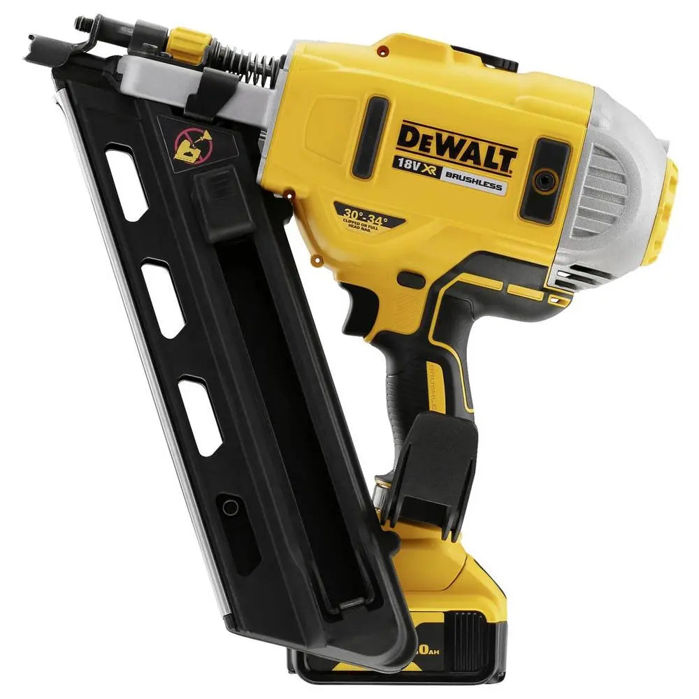 B-Ware De Walt Akku Nagler 90mm 18 V Schnellgerät 2x5 Ah Akku Ladegerät Transportkoffer - 5035048467770