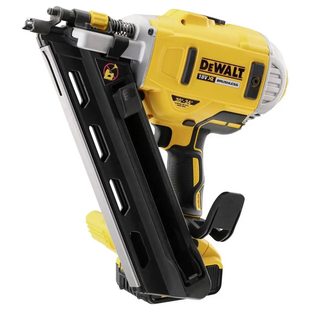 B-Ware De Walt Akku Nagler 90mm 18 V Schnellgerät 2x5 Ah Akku Ladegerät Transportkoffer - 5035048467770