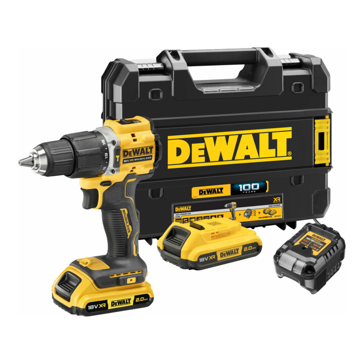 Dewalt Akku Schlagbohrschrauber Bohrmaschine 18 V Schnellladegerät T Stak Box B-Ware - 5054905321314
