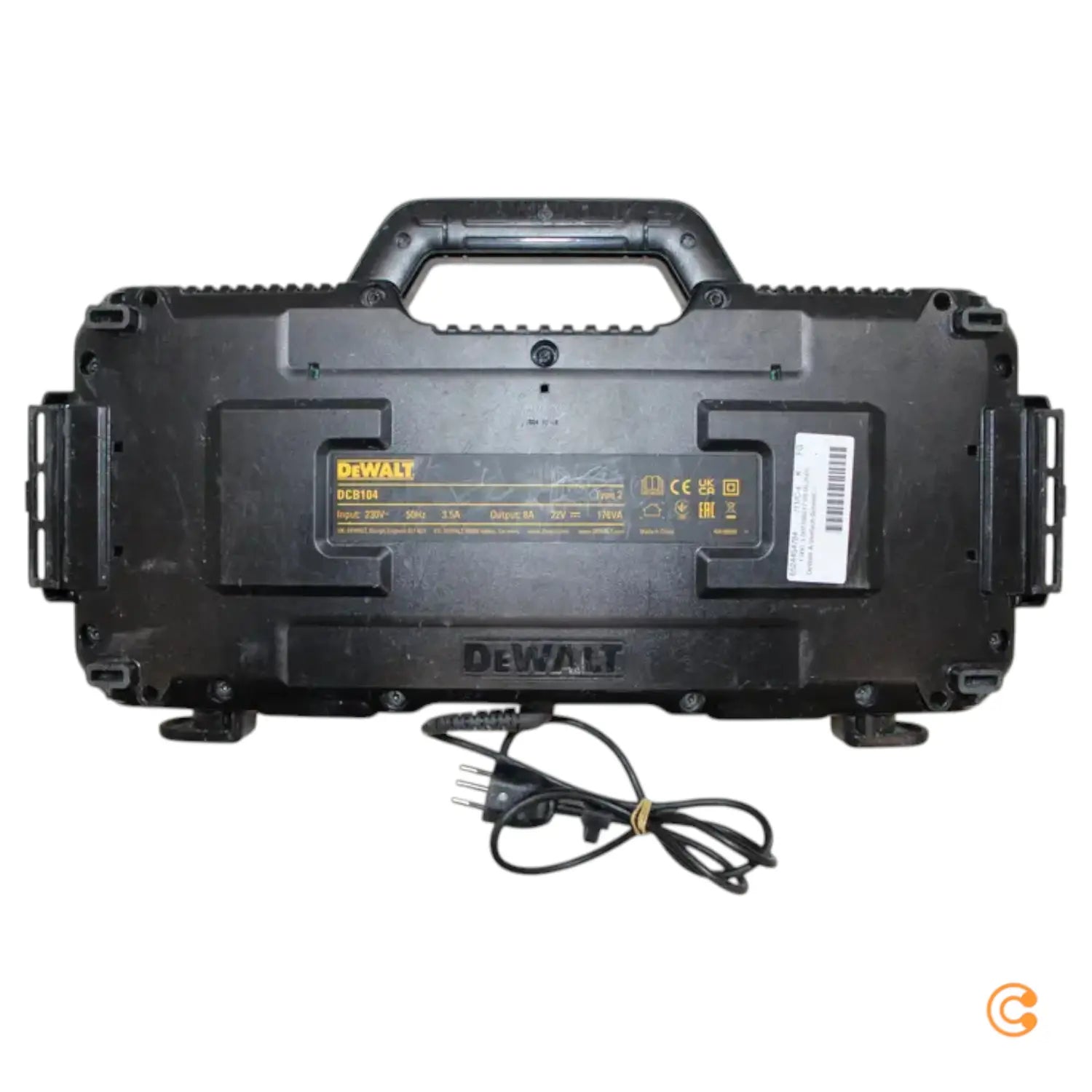 C-Ware Dewalt Akku Vierfach System Schnelladegerät Ladegerät Akku Siehe Text/Foto - 5035048706749