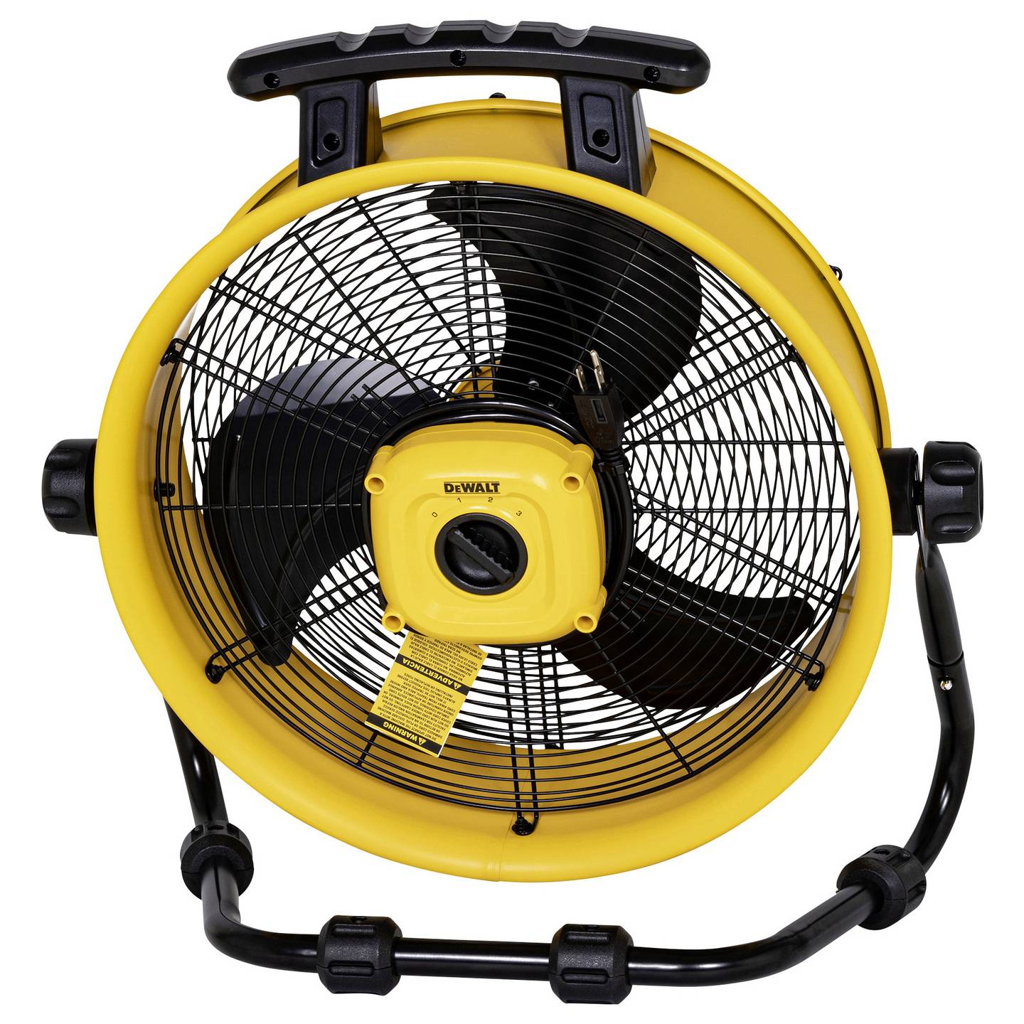 Dewalt Bodenventilator Trommelventilator Ventilator Gelb Schwarz Aluminium 45 Cm B-Ware - 6921183000882
