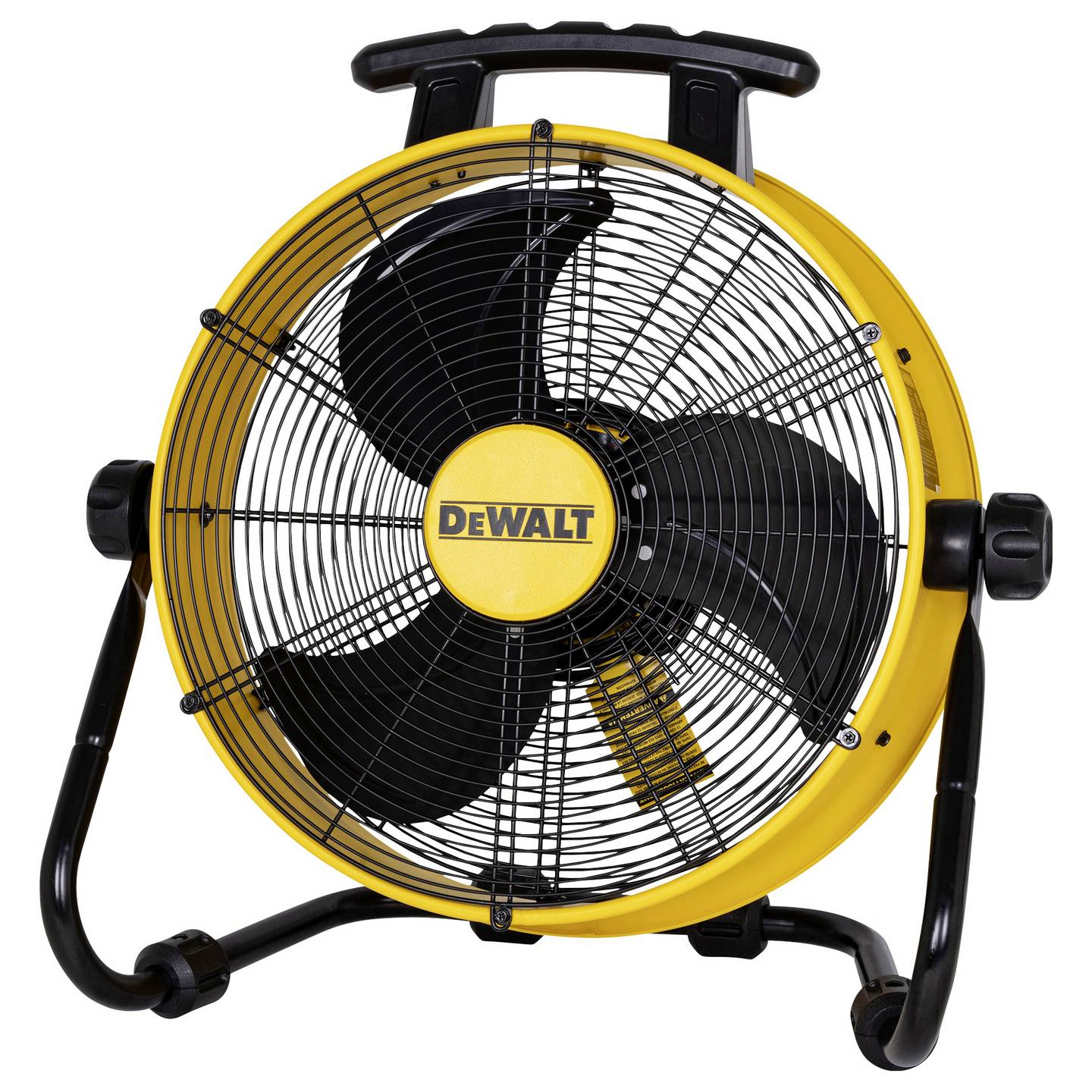 B-Ware Dewalt Bodenventilator Trommelventilator Ventilator Gelb Schwarz Aluminium 45 Cm - 6921183000882