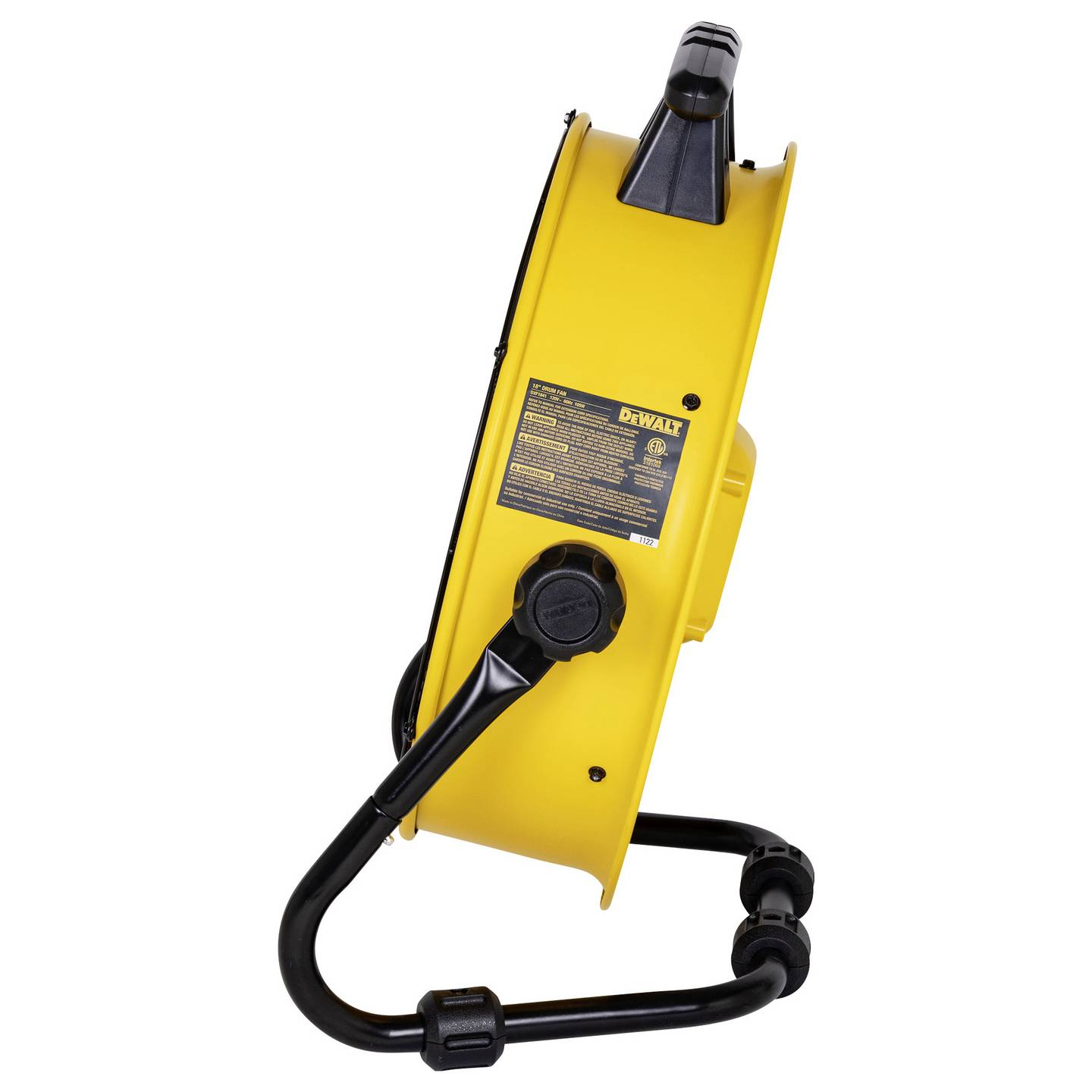 Dewalt Bodenventilator Trommelventilator Ventilator Gelb Schwarz Aluminium 45 Cm B-Ware - 6921183000882