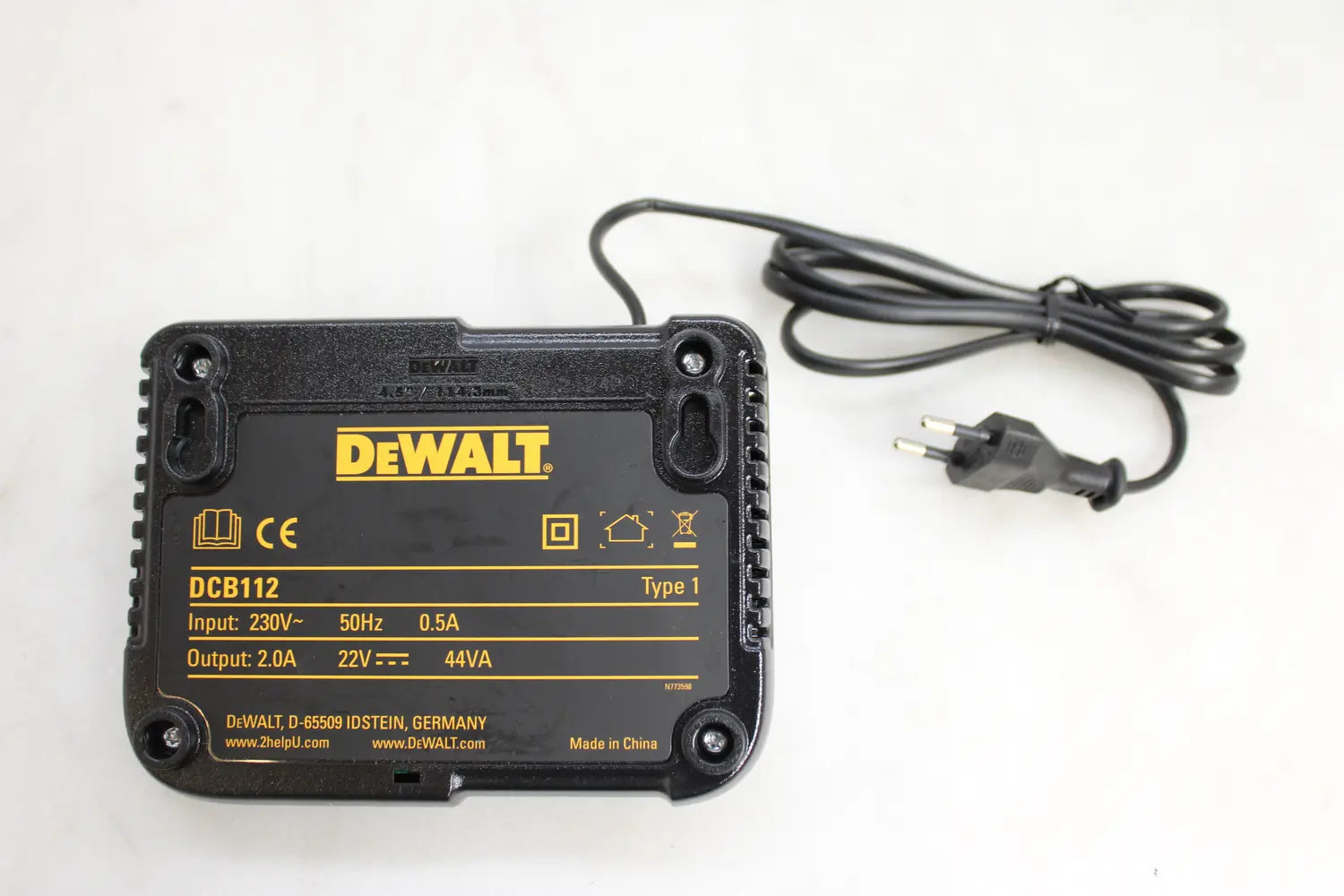 B-Ware De Walt Ladegerät Akkulader Xr Li Ion Akku Dcb 112 Für 10.8 14.4 18 V Batterien - 5035048493120