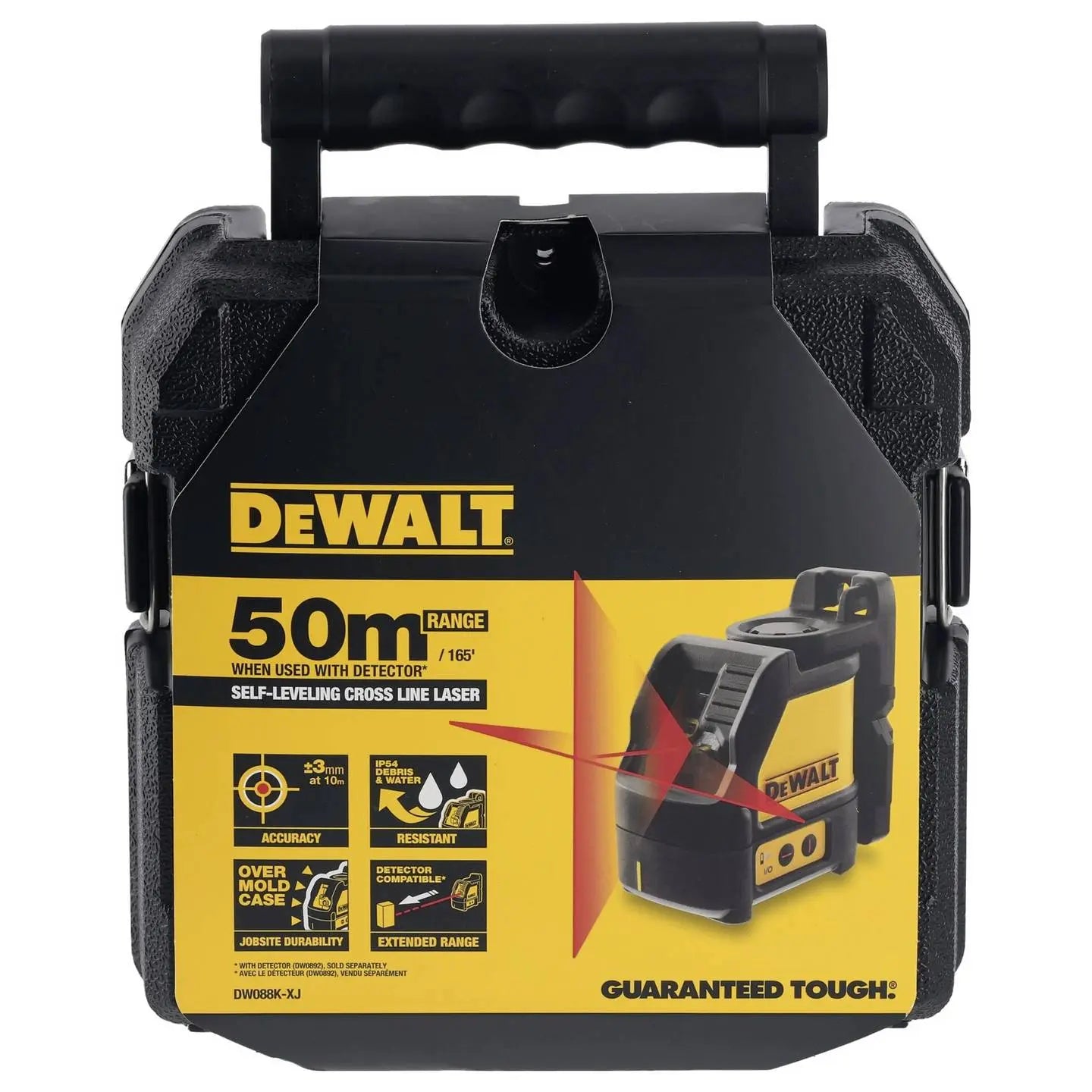 C-Ware Dewalt Kreuzlinienlaser Linienlaser Selbstnivellierend Rot 15m Siehe Text - 5035048338575