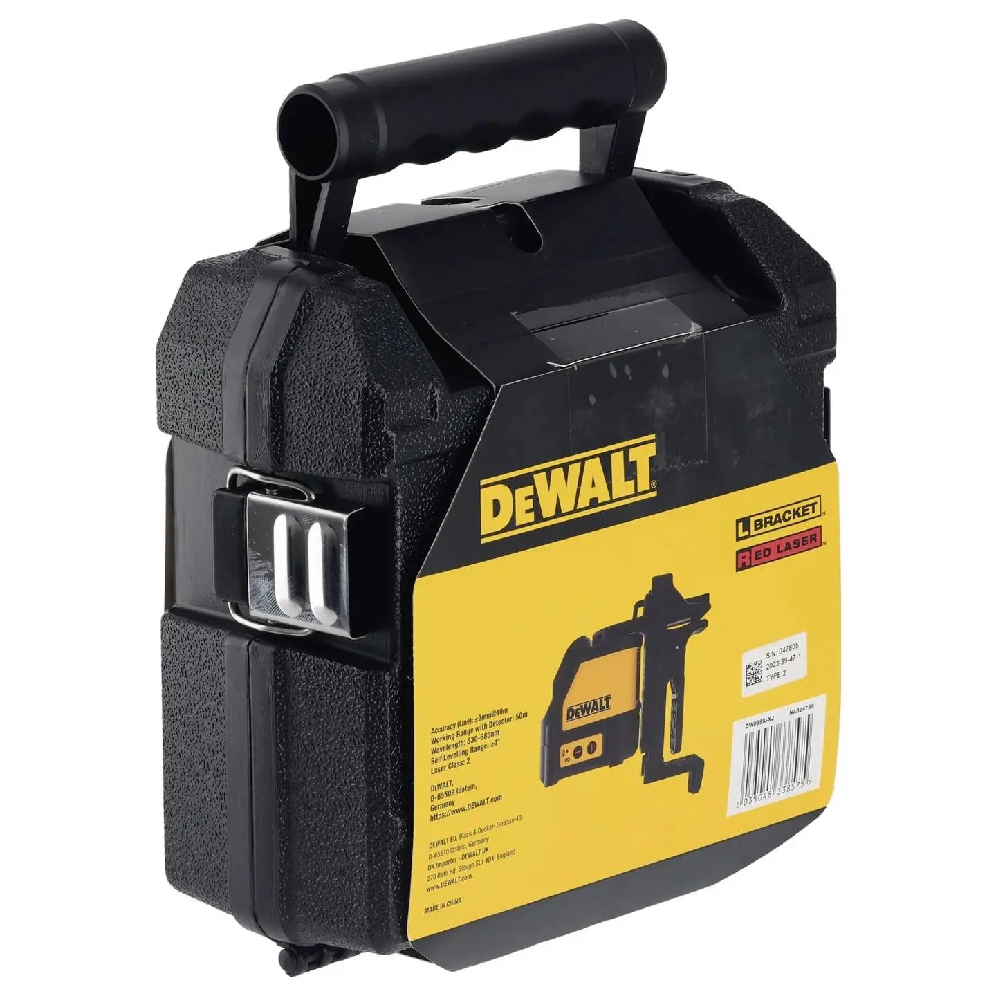 C-Ware Dewalt Kreuzlinienlaser Linienlaser Selbstnivellierend Rot 15m Siehe Text - 5035048338575