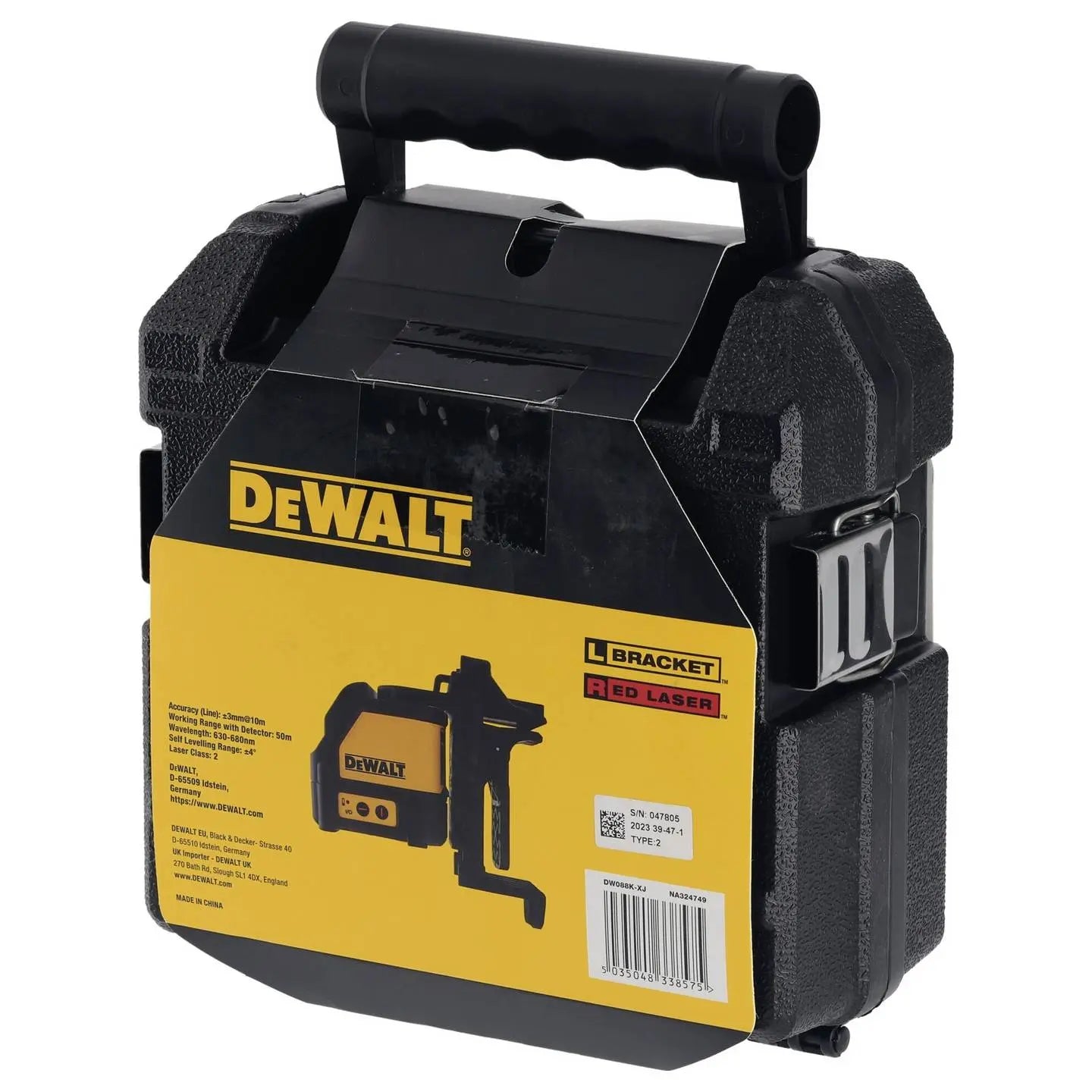 C-Ware Dewalt Kreuzlinienlaser Linienlaser Selbstnivellierend Rot 15m Siehe Text - 5035048338575