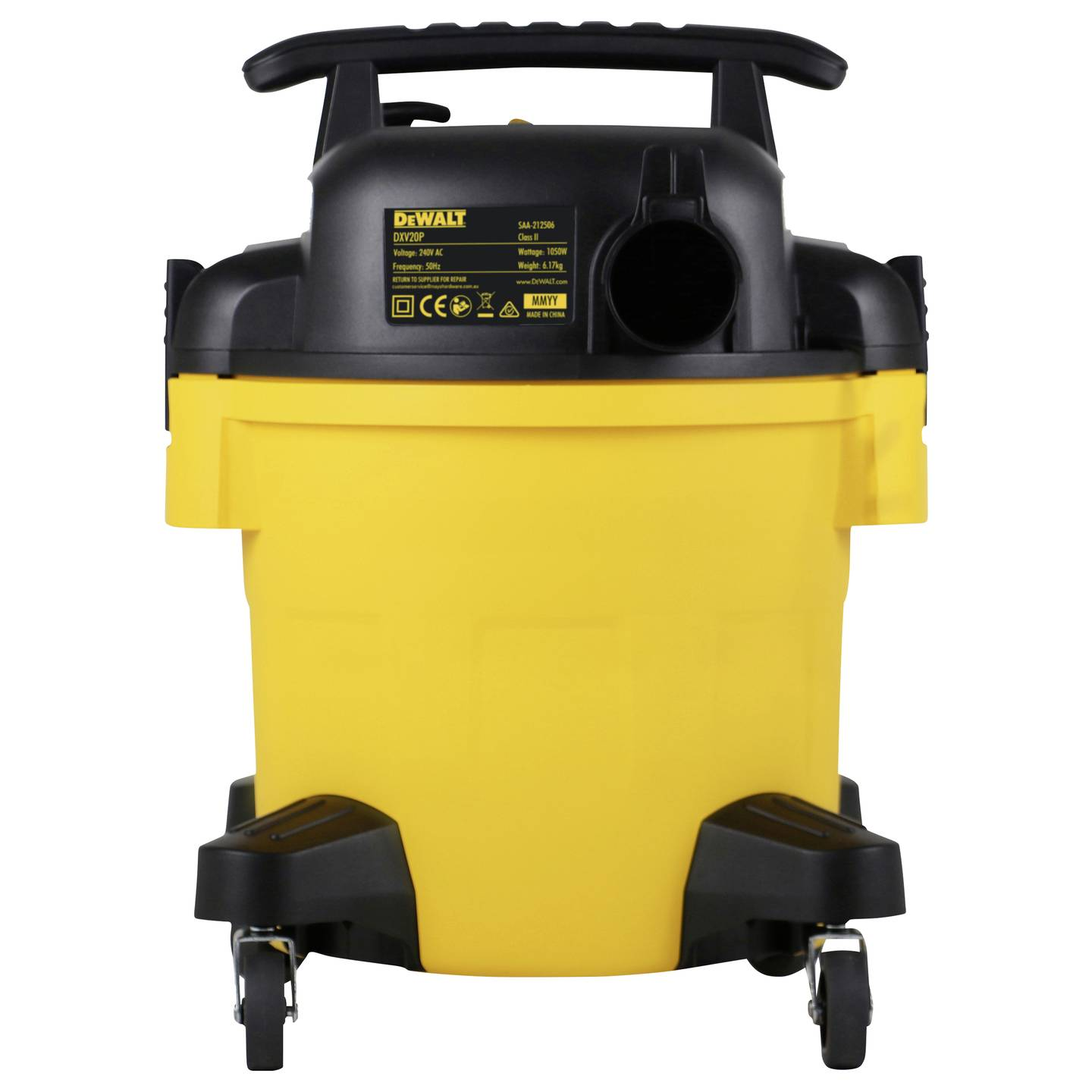 B-Ware Dewalt Dxv20 Pb Dewalt Nasssauger Trockensauger Staubsauger Gelb Schwarz 20l