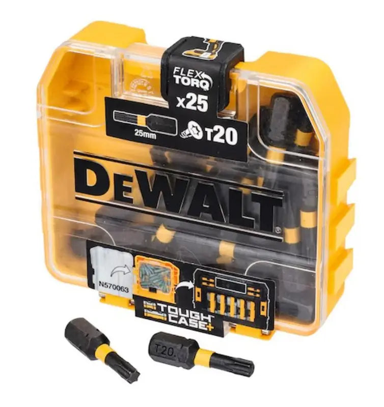 B-Ware Dewalt Bit Set Schraubendreher Set T20 25mm 25tlg Zubehör Werkzeug Flex Torq592 - 5035048535257