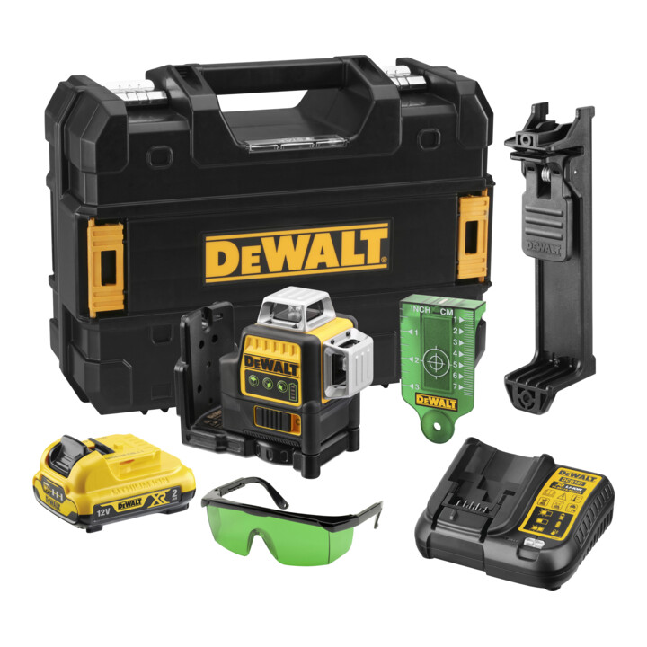 Dewalt Multilinienlaser Linienlaser Linien Laser Grün 10.8 V 2 Ah Dce089 D1 G Qw