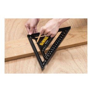 B-Ware Dewalt Anschlagwinkel Winkelmesser Speed Square Aluminium 30 Cm Grundrahmen