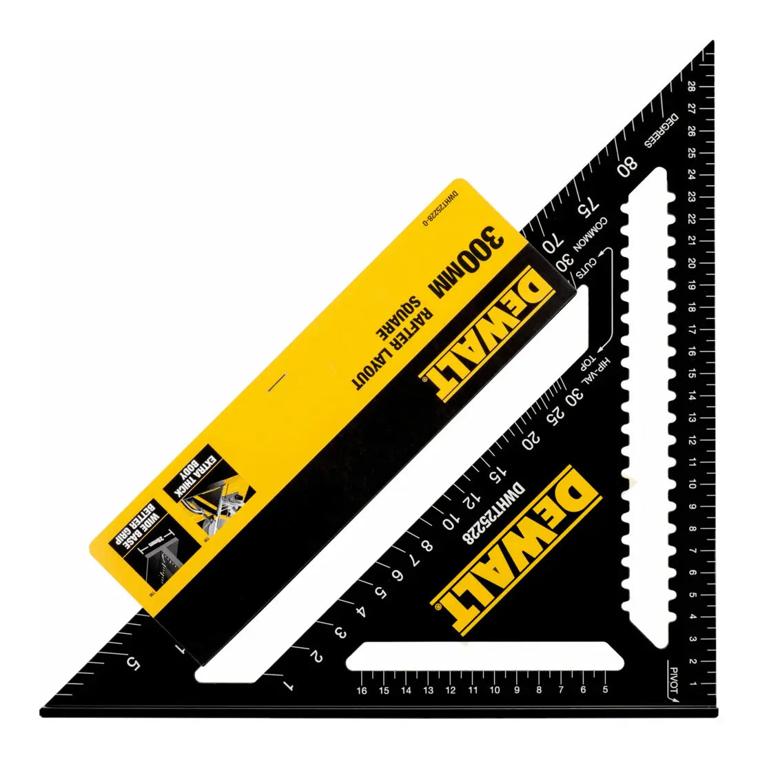 B-Ware Dewalt Anschlagwinkel Winkelmesser Speed Square Aluminium 30 Cm Grundrahmen - 3253560252281