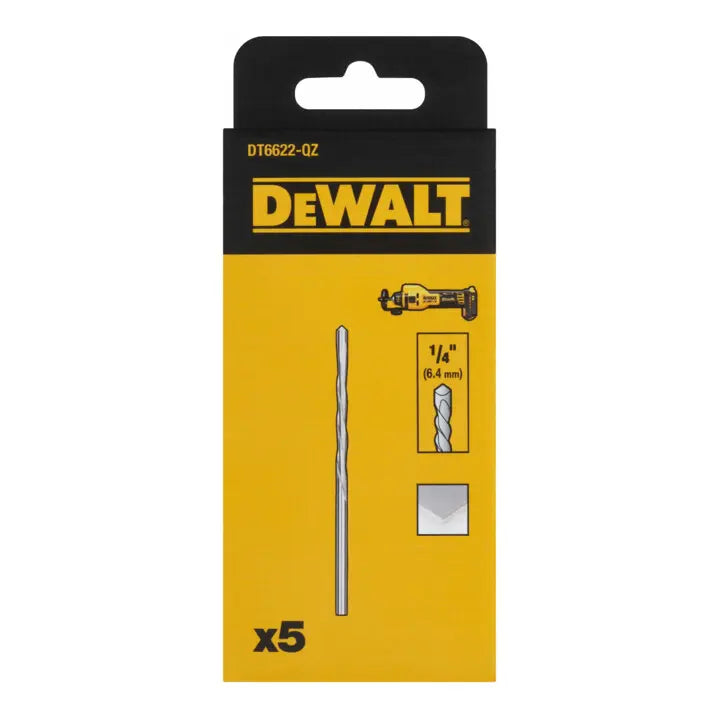B-Ware Dewalt Trockenbaufräser Fräskopf Pilot Point Zubehör Set 5 Stück Werkzeug - 5054905315269